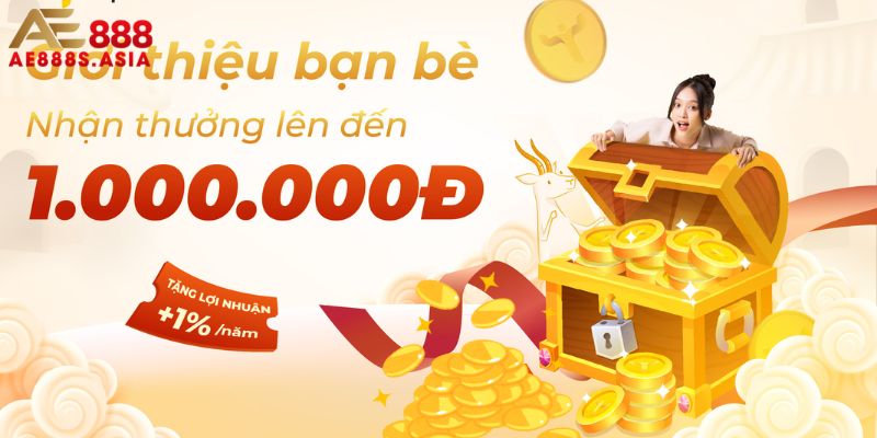 Nhận thưởng 10% khi giới thiệu bạn bè tham gia