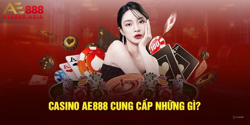 Những tựa game hot hit quy tụ ở casino của AE888