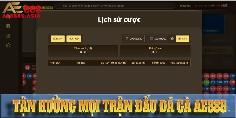 Tận hưởng toàn bộ màn tranh tài một cách tốt nhất 